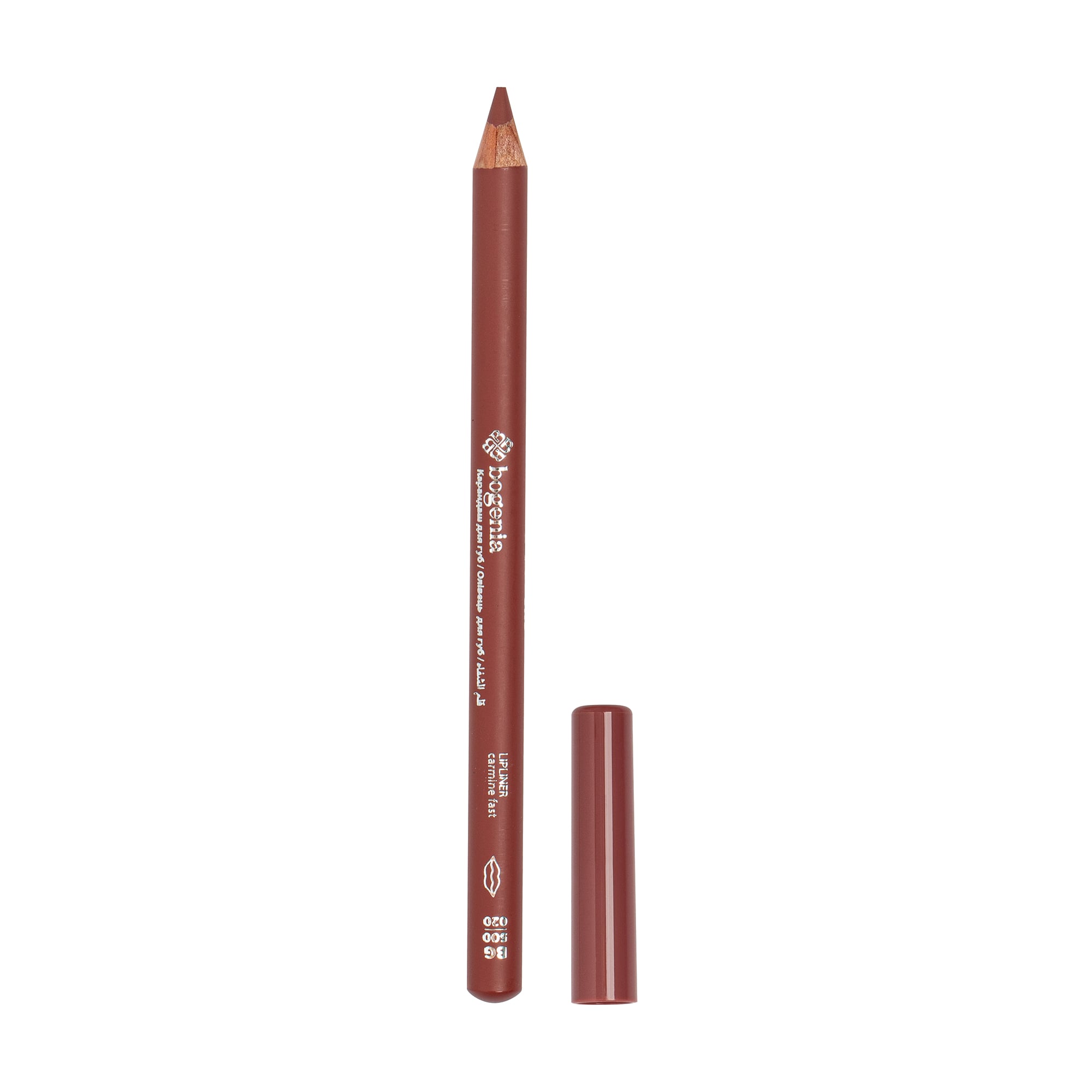 Олівець для губ Bogenia Lip Liner BG500, 020 Carmine Fast, 0.78 г